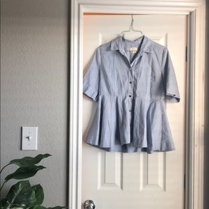 kate spade Tops - Kate Spade Button Down Peplum kate spade Tops - Kate Spade Button Down Peplum